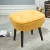 Modern Fabric Sofa Stool Upholstered Foot Rest Padded Seat Accent Chairs Lounge