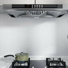 5m kitchen Self-adhesive Aluminum Foil Paper Waterproof and Oil Proof Wallpaper