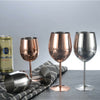 Large Stainless Steel Wine Glasses Unbreakable Metal Drink Cups 500ml Goblet Cup