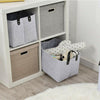 Foldable Felt Storage Basket Closet Toys Hamper Laundry Bag Shelf Box Organizer
