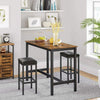 Industrial Dining Table Vintage Retro Furniture Rustic Metal Kitchen Breakfast