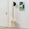 4 Hooks Coat Stand Garment Rack Branch Clothes Hat Hanger Storage Shelf Stand