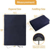 Large Car Electric Heated Blanket 12/24V Plush Cozy Van Travel Adjustable Heat