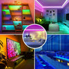 UK 5m LED Strip USB Light IP65 5050 RGB TV LED Strip With Remote Controller
