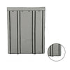 Fabric Wardrobe Bedroom Closet Clothes Hanging Rail Storage Shelves Non-Woven