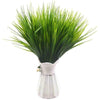8 Bundles Artificial Outdoor Plants Fake Plastic Greenery Shrubs Wheat Grass UK