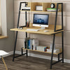 Home Office Computer Desk with Shelves Desktop PC Table Study Workstation Corner