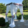10ft Heavy Duty Wedding Ceremony Canopy Chuppah Photography Backdrop Stand Set