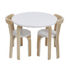 Kids Table and Chairs Set Wooden Preschoolers Children's Table with 2 Chairs Set
