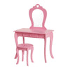 Girls Dressing Table w/ Mirror Stool Drawer Little Vanity Table Set Children UK