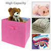 1/4/8x Foldable Storage Canvas Collapsible Box Clothes Toy Organizer Fabric Cube