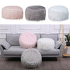Faux Fur Inflatble Soft Warm Cosy Fluffy Shaggy Cuddly Foot Stool Seat Chair UK
