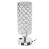 Modern USB Crystal Table Lamp Bedside Light Lighting Home Bedroom Desk Lamp