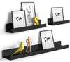 Set of 3 Floating Wall Shelves Picture Ledge Display Rack Bookcase Hanging Shelf