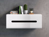 White Gloss Wall Cabinet Modern Storage Shelf Unit 1 Door Black Brown Azteca T