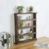 Wooden Hanging Corner Shelf Wall Mounted Floating Rack Storage Shelves Display