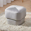 Velvet Footstool Pouffe Round Footrest Makeup Dressing Table Stool Shoe Changing