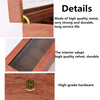 12 Slot Wooden Watch Box Display Organizer Storage Collector Case Holder Visible