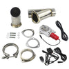 2.25" Exhaust Catback Downpipe Cutout E-Cut Out Valve System+Remote Electric kit