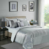 Luxury Duvet Cover Sets Diamante Band Crushed Velvet Quilt Cover Bedding Set