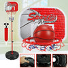 New Portable kids Basketball Net Hoop Stand Backboard Ball And Pump Included