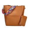 Ladies Messenger Bucket bag Cross Body Women Shoulder Over Bags Detachable