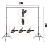 Photography Studio Background Support Stand White Screen Backdrop Photo Kit Bag