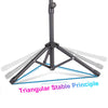 Adjustable Floor Tripod Stand Mount Tablet Holder 4 Section Poles For Ipad 12.9"