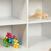 White Kids Bedroom Storage Unit Toy Tidy Childrens Playroom Shelves