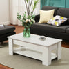 Wooden Coffee Table with Storage Lift Top Desk Living Room Furniture Tea Table