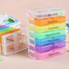 7 Day Pill Box Medicine Tablet Storage Holder Vitamin Dispenser Organiser