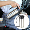 12V 750ml Stainless Steel Electric In-Car Kettle Car Travel Water Heating new UK