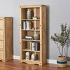 Corona Bookcase 2 Door 5 Shelf Mexican Solid Pine Wood Living Room Furniture UK