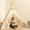 Cotton Canvas Kids Teepee Tent Children Wigwam Indoor Outdoor Play House Large