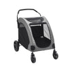 Large Dog Cat Stroller Pet Puppy Pram Pushchair Travel Cart Buggy Carrier 4Wheel