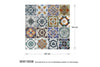 Flexiplus Mediterranean Tile Pattern Window Film Sticker Wallpaper Adhesive