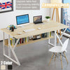 Home Office Computer Desk PC Study Writing Table Workstation Shelf Furniture UK