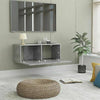 Modern Small TV Unit Cabinet Stand Coffee Table 2 doors coffee table tv stereo