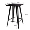Tolix Style Bistro Cafe Metal High Bar Chairs Stools Table Set Breakfast Kitchen