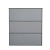 Grey Wall Mounted Shelves Painted 3 Book Shelves Ideal for Kids Bedroom Kitchen
