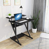 Home Office PC Computer Desk with Printer and Monitor Stand Study Gaming Table