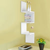 3 Tier Corner Shelf Floating Wall Shelves Storage Display Bookcase Home Decor