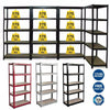 Garage Racking 5 Tier Shelving Unit Boltless Heavy Duty Metal Shelf Shed Storage