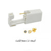 Disposable Ear Piercing Kits - Silver Gold CZ Stud Nose Earring Gun DIY Home UK
