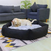 Durable Hexagon Dog Bed Orthopaedic Pet Warm Basket & Super Soft Plush Interior