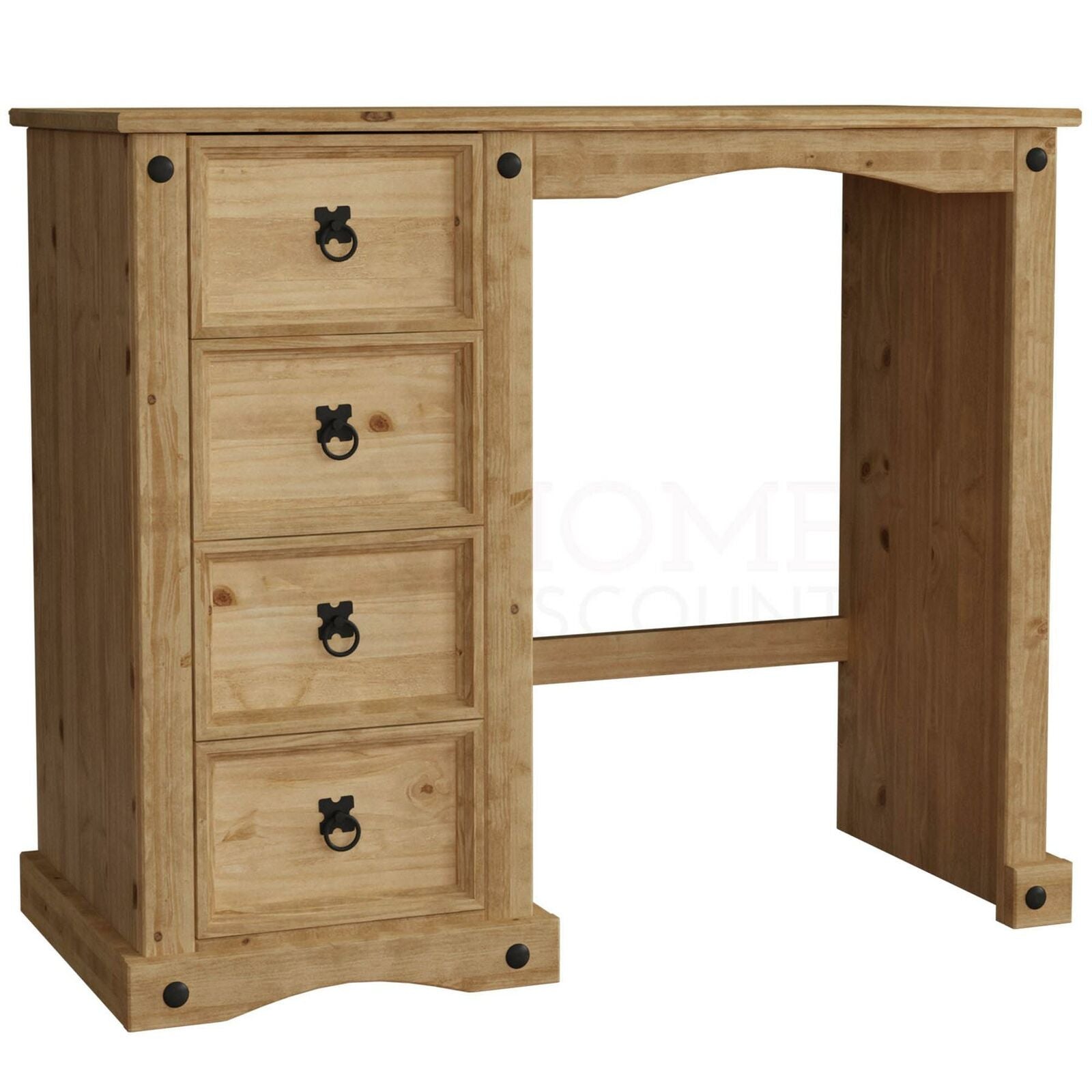Corona Dresing Table 4 Drawer Mexican Style Solid Waxed Pine Storage Unit