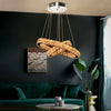 Home Modern Chrome Crystal LED Ceiling Light Lamps Fitting Pendant Chandelier UK