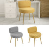 Modern Dressing Table Chair Soft Padded Seat Metal Leg Piano Makeup Vanity Stool
