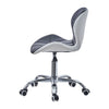 Cushioned Computer Desk Office Chair Chrome Legs Lift Swivel Small Adjustable UK