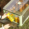 Stackable Fully Open Storage Box Foldable Plastic Clothes Toys Container Case UK